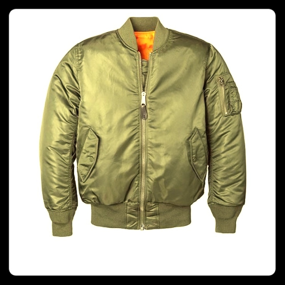 Women’s green bomber jacket